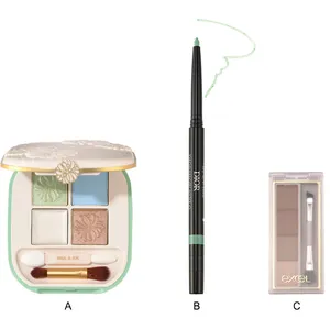 カラーメイク　グリーン　緑メイク