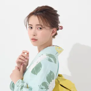 浴衣 ヘアアレンジ ミディアムヘア 新條由芽