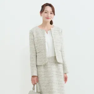 【卒入園式・卒入学式のカジュアルスーツスタイルに似合う髪型】ミディアム編