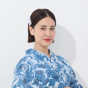 浴衣 ショートヘア メイク 藤井夏恋