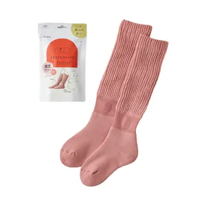 2026冬 温活グッズ 靴下サプリ まるでこたつソックス レディース コーラルピンク