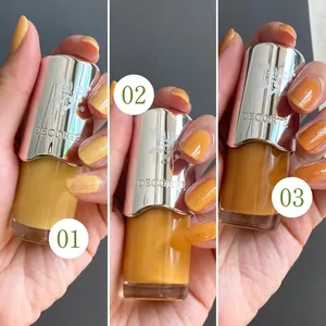 コスメデコルテ _春新色2023_ミモザ ネイル_スウォッチ