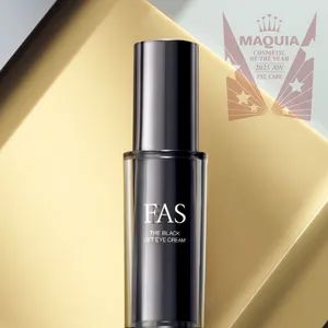 マキア ベストコスメ2025下半期 アイケア部門 1位 FAS　ザ ブラック リフト アイ クリーム