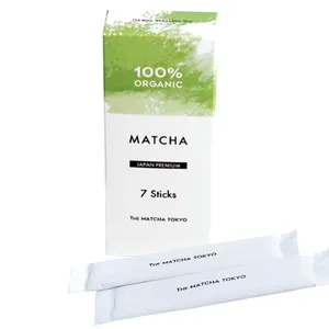 トレンド バズりフード 抹茶 100% ORGANIC MATCHA JAPAN PREMIUM 7sticks 1.5g×7本