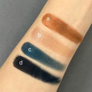 ブルべ冬 アイシャドウ エスティ ローダー ザ エッセンシャル アイシャドウ クアッド プールサイド　スウォッチ