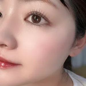 キャンメイク「パウダーチークス」をブルベがスウォッチ P01 パワフルピンク 