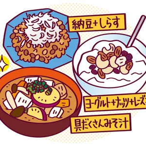 今日からできる鉄分摂取のススメ　食事