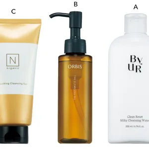 マキア　毛穴ケア　友利新　オルビス　ザ クレンジング オイル　バイユア クリーンリセット ミルキー クレンジングウォーター　N organic Basic スージング クレンジングジェル