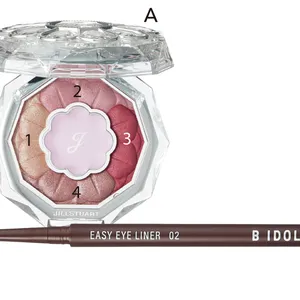 A ブルームクチュール アイズ 05 ¥6380／ジルスチュアート　ビューティ　B B IDOL イージーeye ライナー 02 ¥1210／かならぼ（4/27発売）