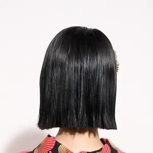 浴衣ヘアアレンジ ボブ サイドパート　バック